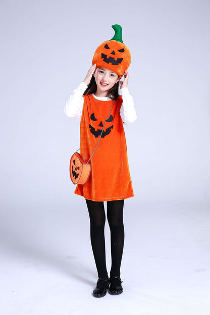 Girls' Pumpkin Halloween Costume