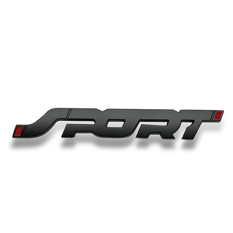 Metallic Sports Turbo Decorative Car Logo