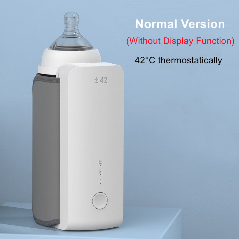 Portable Wireless Baby Bottle Warmer – USB Charging & Constant Temperature Milk Warmer