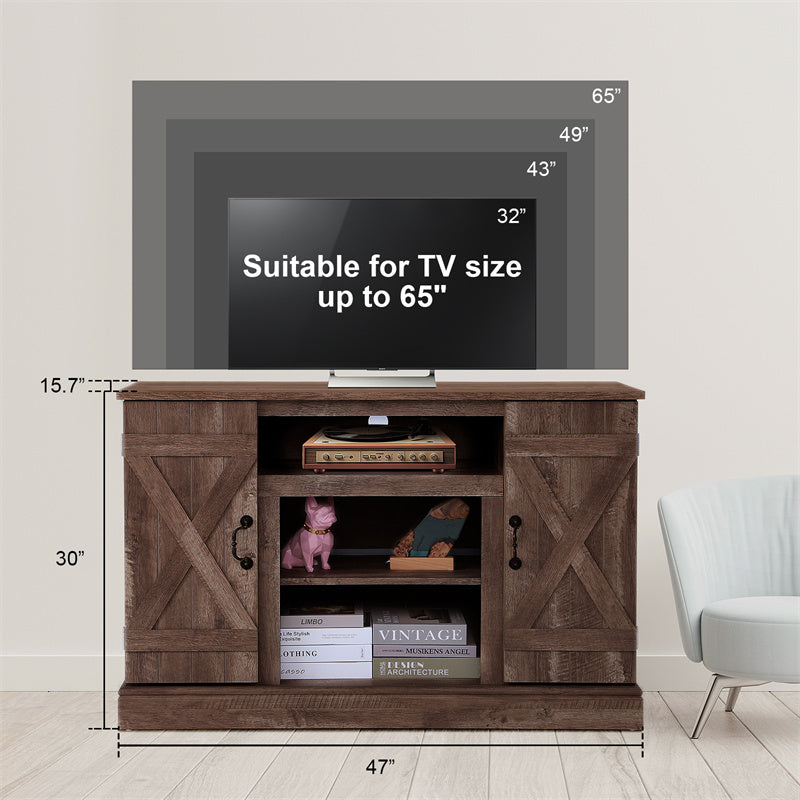 Vintage Living Room Wooden TV Cabinet