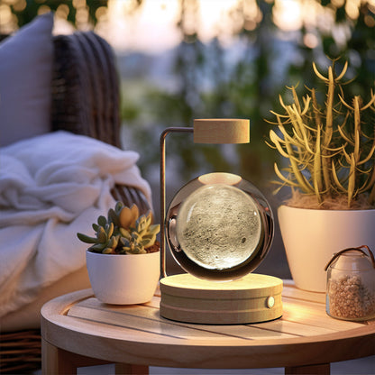 Crystal Ball Cosmic Night Light – USB-Powered