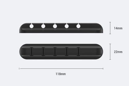 Silicone Storage Cable Management Clamp