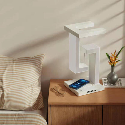 Magnetic Suspension LED Table Lamp with Wireless Charging