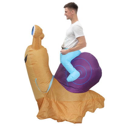 Halloween Inflatable Riding Snail Costume