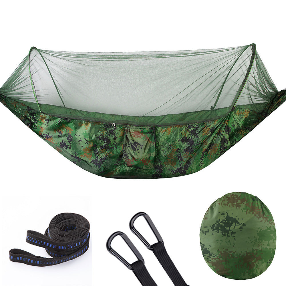 Automatic Instant Hammock with Mosquito Net