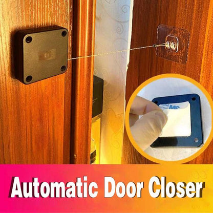 Automatic Soft Close Door Closer – Punch-Free Sliding Glass Door Tension Device (500g-1000g)