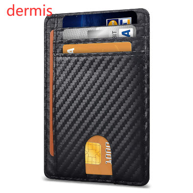 Men's Leather RFID-Blocking Card Holder – Secure and Stylish