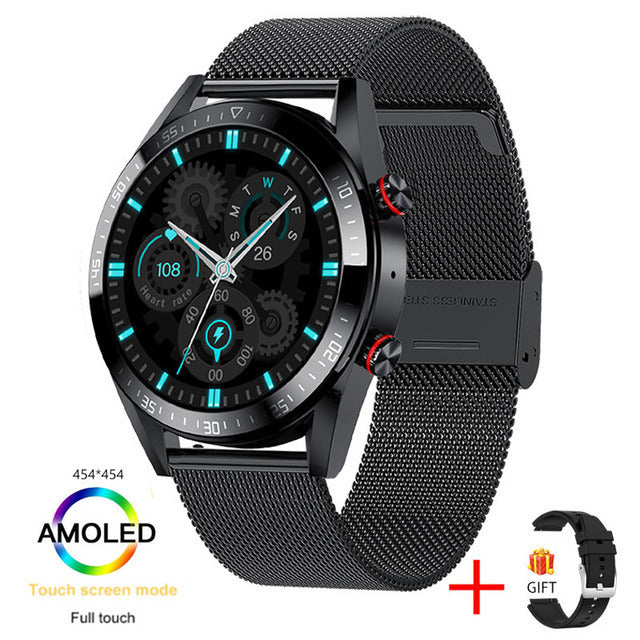 Bluetooth Smart Watch – Calls, Music, Heart Rate, Blood Pressure & Always-On Screen