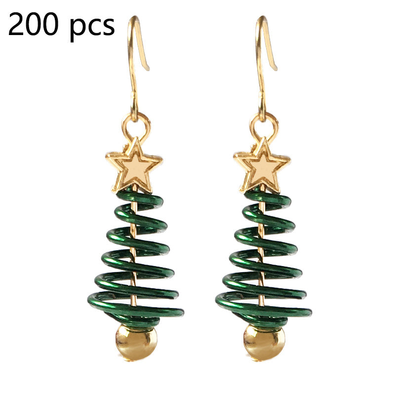 Christmas Tree Earrings Set