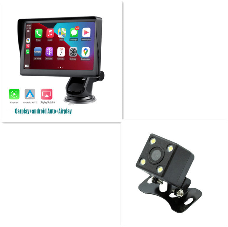 7-Inch IPS Smart Car Screen with Wireless CarPlay & Auto Mobile Projection