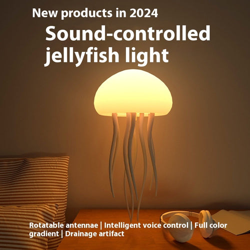 Jellyfish Mood Lamp – LED Jellyfish Night Light for Bedroom, Desk, and Home Decor