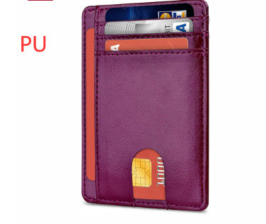 Men's Leather RFID-Blocking Card Holder – Secure and Stylish