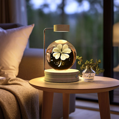 Crystal Ball Cosmic Night Light – USB-Powered