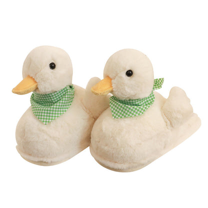 Cute Duck Cartoon Cotton Slippers