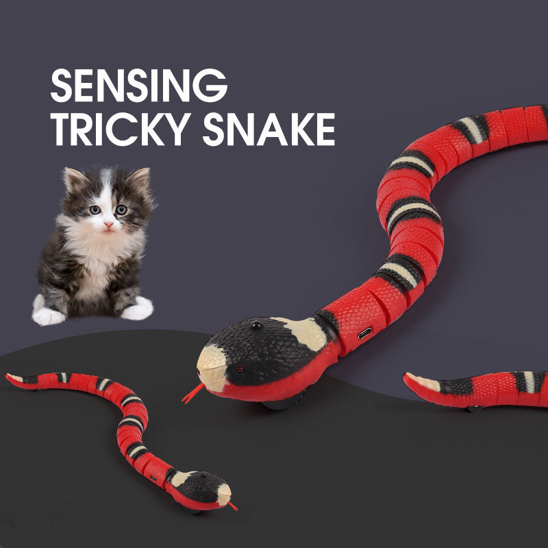 Smart Sensing Interactive Snake Teaser – Exciting Electronic Toy for Kids