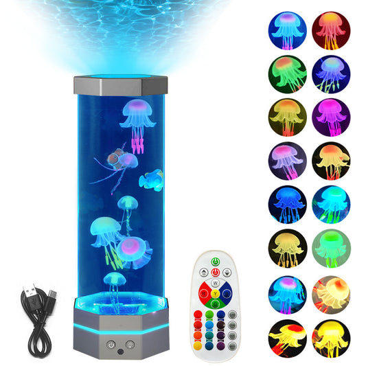 Jellyfish Lava Lamp – 17 Colors Changing