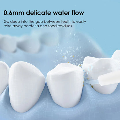 Water Flosser, Water Dental Flosser Pick For Teeth Portable Oral Irrigator USB Rechargeable Water Flosser Dental Water Jet 230ML Water Tank Waterproof Teeth Cleaner For Oral Care