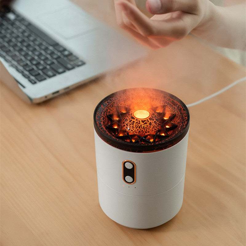 Creative Ultrasonic Essential Oil Humidifier – Volcano & Jellyfish Aromatherapy Diffuser