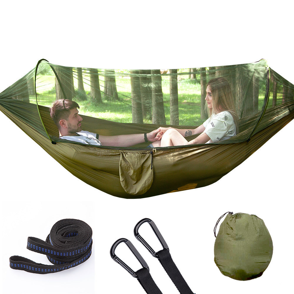 Automatic Instant Hammock with Mosquito Net