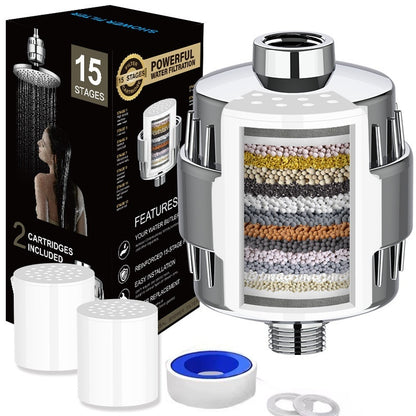 25-Level Shower Head Dechlorine & Water Purifier