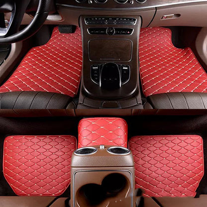 Universal Quilted Right Rudder Foot Pad – Embroidered Leather Car Mat