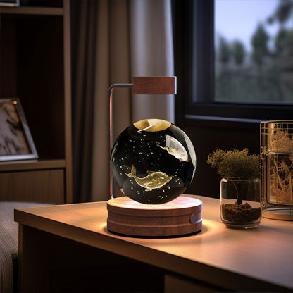 Crystal Ball Cosmic Night Light – USB-Powered