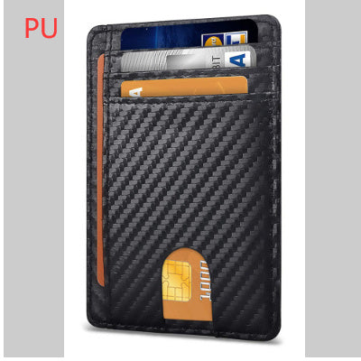 Men's Leather RFID-Blocking Card Holder – Secure and Stylish