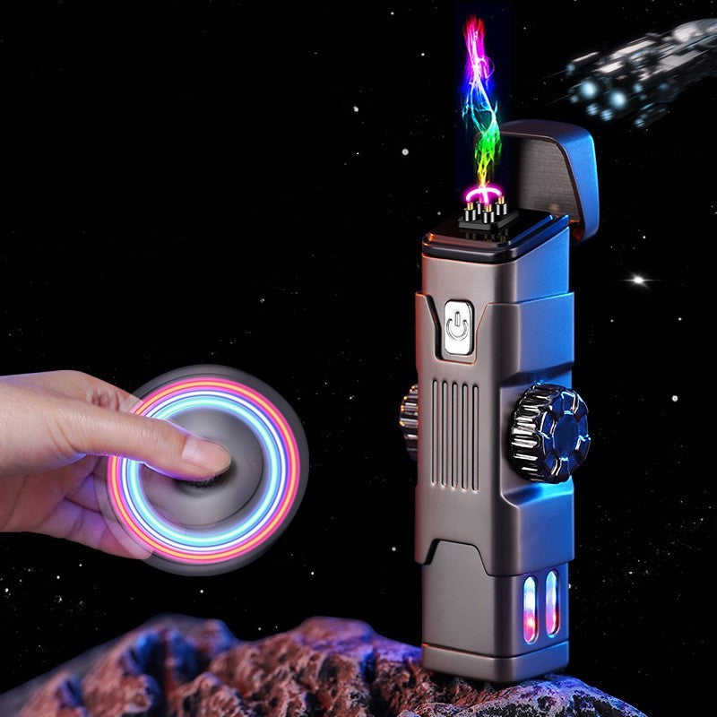 High-Tech Cool Charging Lighter – Sleek, Rechargeable, and Windproof