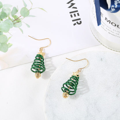 Christmas Tree Earrings Set