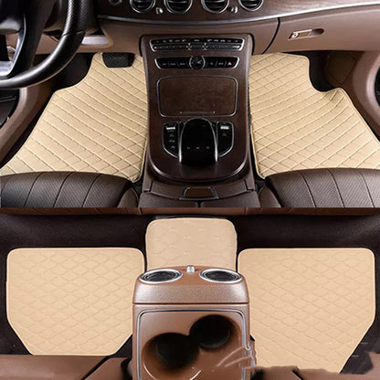 Universal Quilted Right Rudder Foot Pad – Embroidered Leather Car Mat