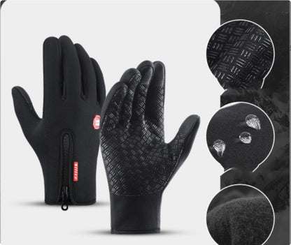 Winter Gloves Touch Screen & Waterproof With Fleece