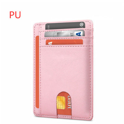 Men's Leather RFID-Blocking Card Holder – Secure and Stylish