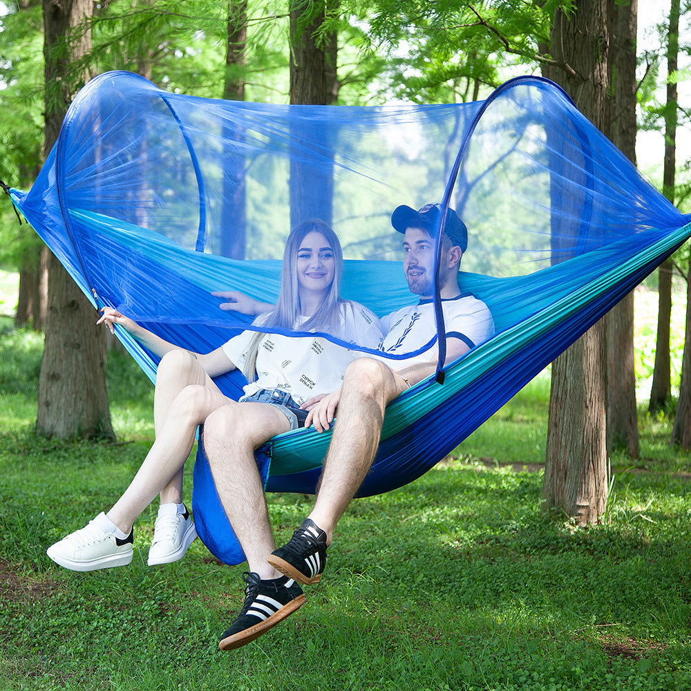 Automatic Instant Hammock with Mosquito Net