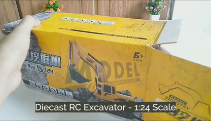 Remote Control Excavator – Realistic RC Construction Vehicle for Kids